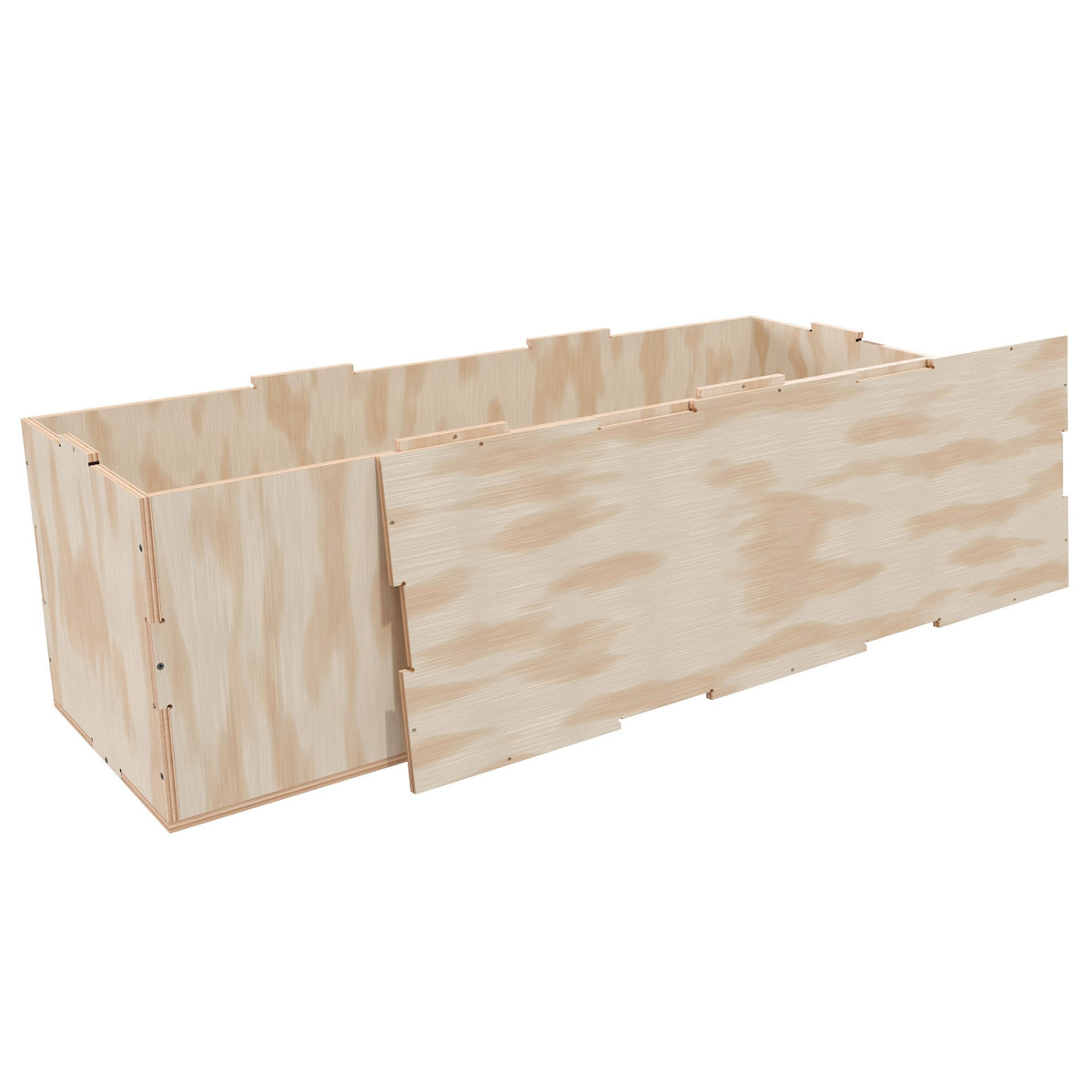 Plywood Shipping Crate 47x16x16