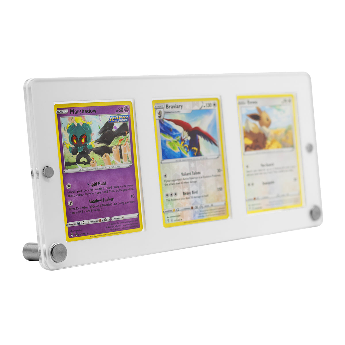 Trading Card Standing Display Magnetic Cover | 3 Card